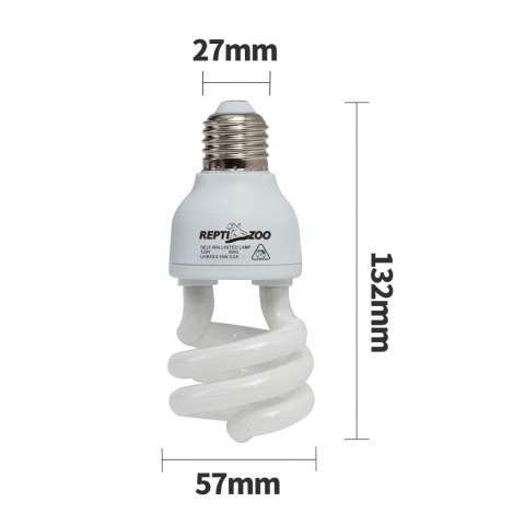 Repti-Zoo Desert Lamp 10.0 UVB 15W - Żarówka e27 Repti-Zoo Repti-Zoo Desert Lamp 10.0 UVB 15W - Żarówka e27 Repti-Zoo