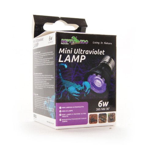 Repti-Zoo Mini UV LED 6W - Lampa LED fioletowa UV dla skorpionów Repti-Zoo Repti-Zoo Mini UV LED 6W - Lampa LED fioletowa UV dla skorpionów Repti-Zoo
