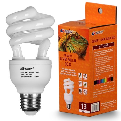 Resun Desert UVB Bulb 10.0 13W - żarówka UVB Resun