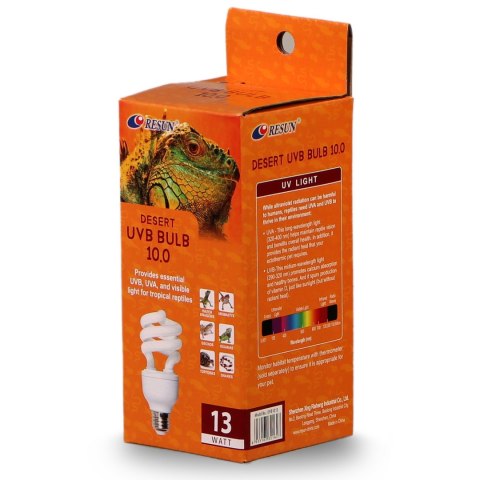 Resun Desert UVB Bulb 10.0 13W - żarówka UVB Resun Resun Desert UVB Bulb 10.0 13W - żarówka UVB Resun