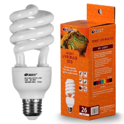 Resun Desert UVB Bulb 10.0 26W - żarówka UVB Resun