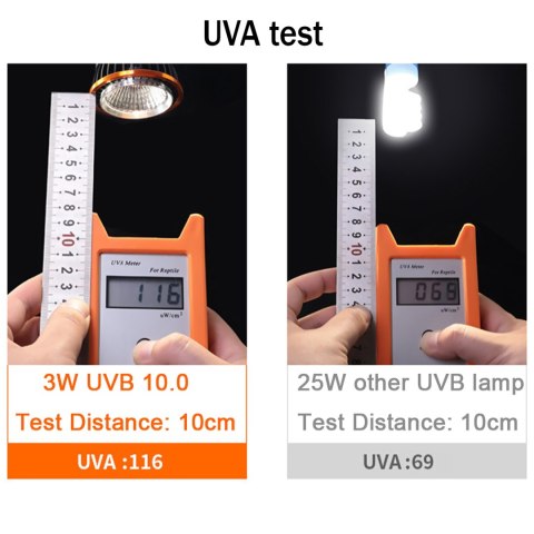 Terrario Reptile's LED UVB 10.0 3W - żarówka LED UVB Terrario Terrario Reptile's LED UVB 10.0 3W - żarówka LED UVB Terrario