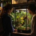 Terrario - Sztuczna Roślina do Terrarium - Monstera Wisząca - 70 cm Terrario