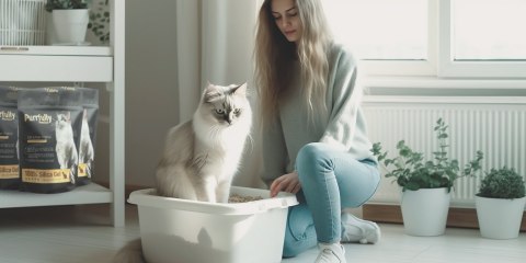 Catario Purrfully Premium - żwirek silikonowy dla kota 3,8L Catario Catario Purrfully Premium - żwirek silikonowy dla kota 3,8L Catario