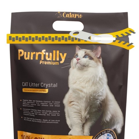 Catario Purrfully Premium - żwirek silikonowy dla kota 3,8L Catario Catario Purrfully Premium - żwirek silikonowy dla kota 3,8L Catario