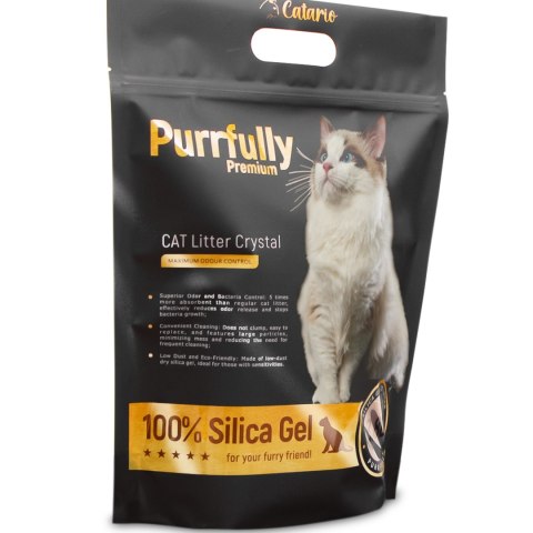 Catario Purrfully Premium - żwirek silikonowy dla kota 3,8L Catario Catario Purrfully Premium - żwirek silikonowy dla kota 3,8L Catario
