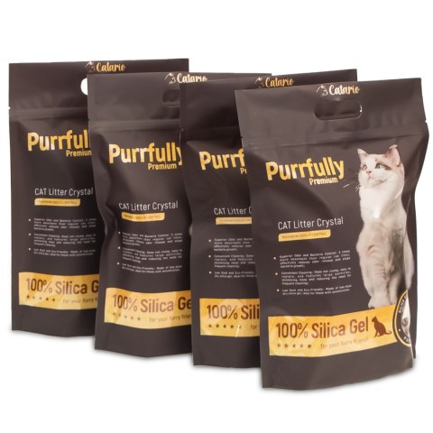 Catario Purrfully Premium - żwirek silikonowy dla kota 3,8L Catario Catario Purrfully Premium - żwirek silikonowy dla kota 3,8L Catario