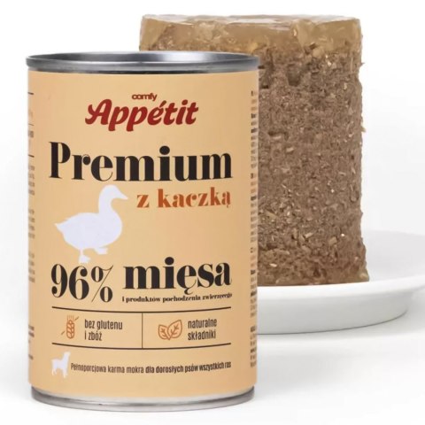 Comfy Appetit Premium z kaczką - karma mokra dla psa 400g Aquael Comfy Appetit Premium z kaczką - karma mokra dla psa 400g Aquael