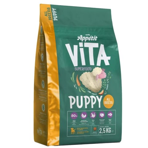 Comfy Appetit Vita Puppy Lamb 2,5kg - sucha karma dla psów Aquael Comfy Appetit Vita Puppy Lamb 2,5kg - sucha karma dla psów Aquael