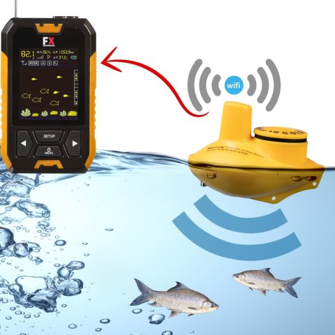 Fishing Expedition FishVision Pro - sonar echosonda do wykrywania ryb Fishing Expedition Fishing Expedition FishVision Pro - sonar echosonda do wykrywania ryb Fishing Expedition