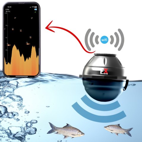 Fishing Expedition LakeSoniX - sonar Wi-Fi echosonda do wykrywania ryb Fishing Expedition Fishing Expedition LakeSoniX - sonar Wi-Fi echosonda do wykrywania ryb Fishing Expedition