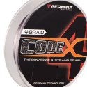 Germina 4-BRAID CODE 0,16mm GRAY - plecionka wędkarska 150m Genlog