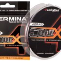 Germina 4-BRAID CODE 0,18mm GRAY - plecionka wędkarska 150m Genlog