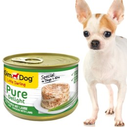 Gimdog Pure Delight 150g - karma dla małych psów kurczak i jagnięcina w galarecie Gimdog / Gimcat