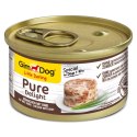 Gimdog Pure Delight 85g - karma dla małych psów kurczak i wołowina w galarecie Gimdog / Gimcat
