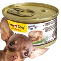 Gimdog Pure Delight 85g - karma dla małych psów kurczak i wołowina w galarecie Gimdog / Gimcat