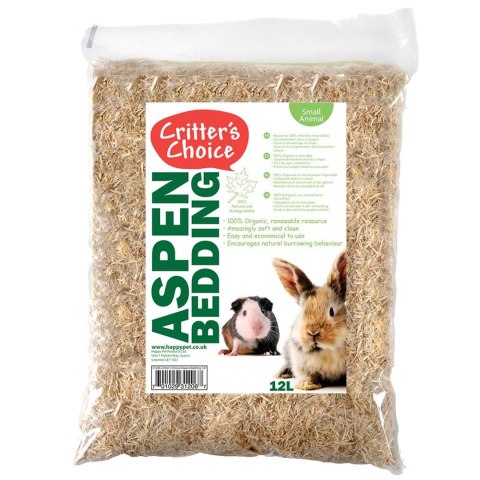 HappyPet Aspen Bed 12l - chłonące podłoże dla gryzoni Happypet HappyPet Aspen Bed 12l - chłonące podłoże dla gryzoni Happypet