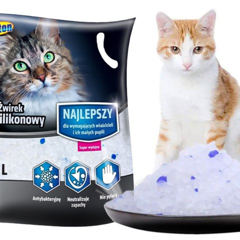 Hilton Cat Litter Silicone - żwirek silikonowy dla kota 3,8l HILTON Hilton Cat Litter Silicone - żwirek silikonowy dla kota 3,8l HILTON