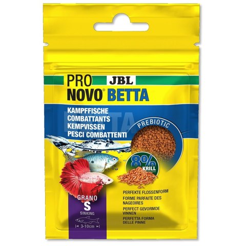JBL Pronovo Betta Grano S 20ml - pokarm dla bojowników w granulacie JBL