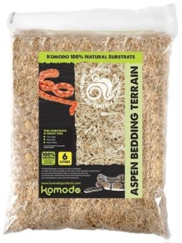 Komodo Aspen Bed 6l - podłoże włókna topoli Komodo