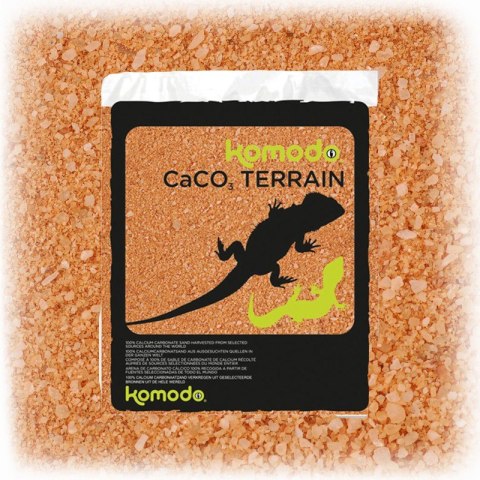 Komodo CaCo3 Sand Terracota - jadalny piasek dla gadów Komodo Komodo CaCo3 Sand Terracota - jadalny piasek dla gadów Komodo