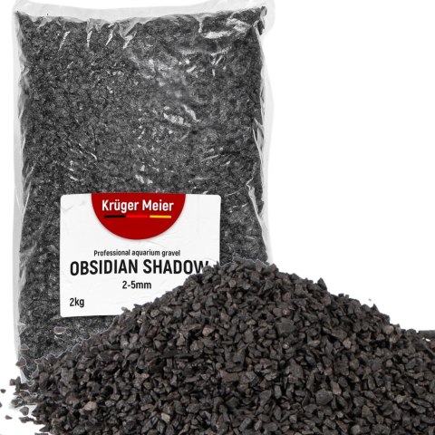 Kruger Meier Obsidian Shadow 2-5 mm - Żwirek akwarystyczny 2 kg Kruger Meier Kruger Meier Obsidian Shadow 2-5 mm - Żwirek akwarystyczny 2 kg Kruger Meier
