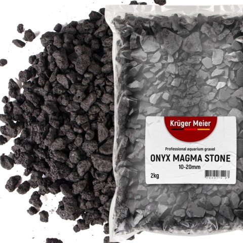Kruger Meier Onyx Magma Stones 10-20 mm - Żwir do akwarium 2kg Kruger Meier Kruger Meier Onyx Magma Stones 10-20 mm - Żwir do akwarium 2kg Kruger Meier