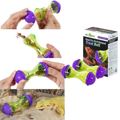 Repti-Zoo Enrichment Treat Ball - trening polowania 2 sztuki Repti-Zoo Repti-Zoo Enrichment Treat Ball - trening polowania 2 sztuki Repti-Zoo