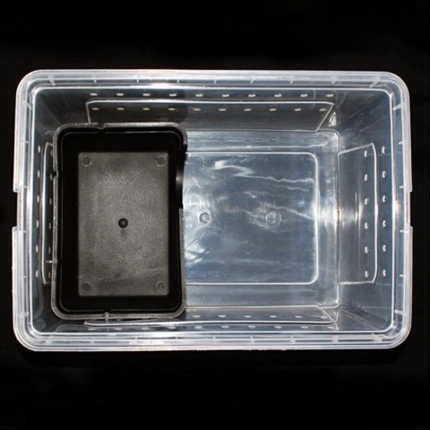 Terrario CubeCave - jaskinia miska na wodę i pokarm 14x9x5cm Terrario Terrario CubeCave - jaskinia miska na wodę i pokarm 14x9x5cm Terrario