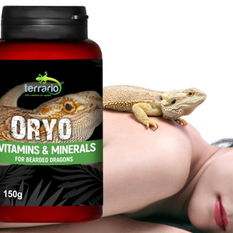 Terrario ORYO for Bearded Dragons 150g - witaminy dla agamy brodatej Terrario Terrario ORYO for Bearded Dragons 150g - witaminy dla agamy brodatej Terrario