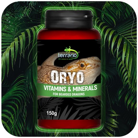 Terrario ORYO for Bearded Dragons 150g - witaminy dla agamy brodatej Terrario Terrario ORYO for Bearded Dragons 150g - witaminy dla agamy brodatej Terrario