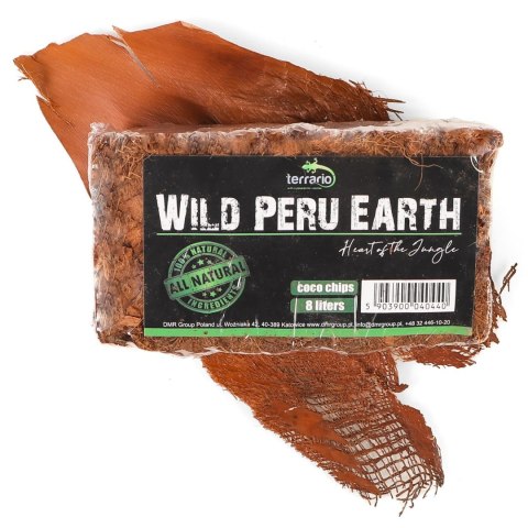 Terrario Wild Peru Earth 7l 650g - podłoże zrębki kokosa Terrario Terrario Wild Peru Earth 7l 650g - podłoże zrębki kokosa Terrario