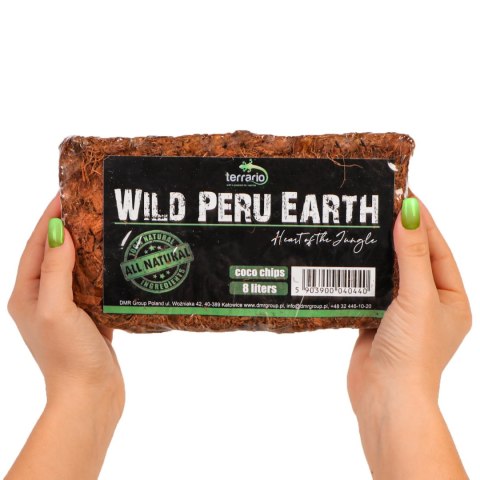 Terrario Wild Peru Earth 7l 650g - podłoże zrębki kokosa Terrario Terrario Wild Peru Earth 7l 650g - podłoże zrębki kokosa Terrario