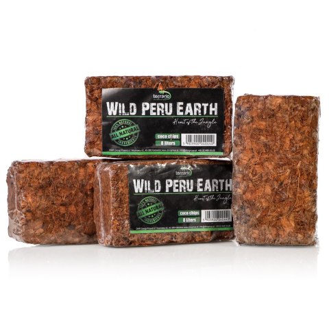 Terrario Wild Peru Earth 7l 650g - podłoże zrębki kokosa Terrario Terrario Wild Peru Earth 7l 650g - podłoże zrębki kokosa Terrario