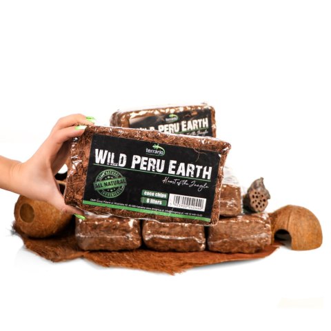 Terrario Wild Peru Earth 7l 650g - podłoże zrębki kokosa Terrario Terrario Wild Peru Earth 7l 650g - podłoże zrębki kokosa Terrario