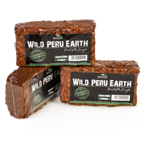 Terrario Wild Peru Earth 7l 650g - podłoże zrębki kokosa Terrario Terrario Wild Peru Earth 7l 650g - podłoże zrębki kokosa Terrario
