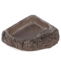Terrario WoodLake M - rogowa miska na wodę 16x15x4cm Terrario