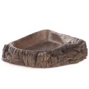 Terrario WoodLake M - rogowa miska na wodę 16x15x4cm Terrario