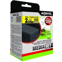 Aquael Turbo 500 Sponge - gąbki zapasowe do filtra 2 sztuki Aquael