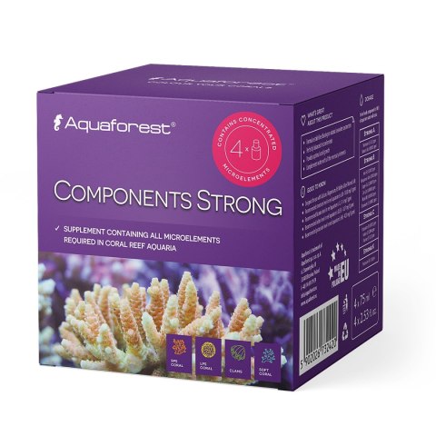 Aquaforest Components Strong - 4x75ml Aquaforest Aquaforest Components Strong - 4x75ml Aquaforest
