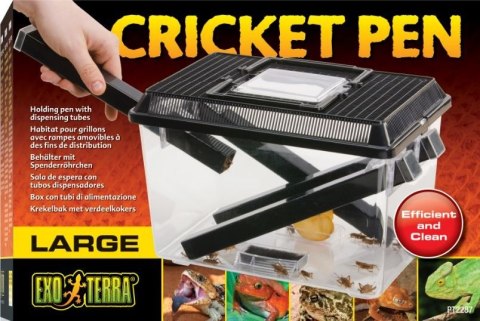 EXO TERRA Cricket Pen L Terrarium na karmówkę (30x20,5x19,5cm) Exo terra EXO TERRA Cricket Pen L Terrarium na karmówkę (30x20,5x19,5cm) Exo terra