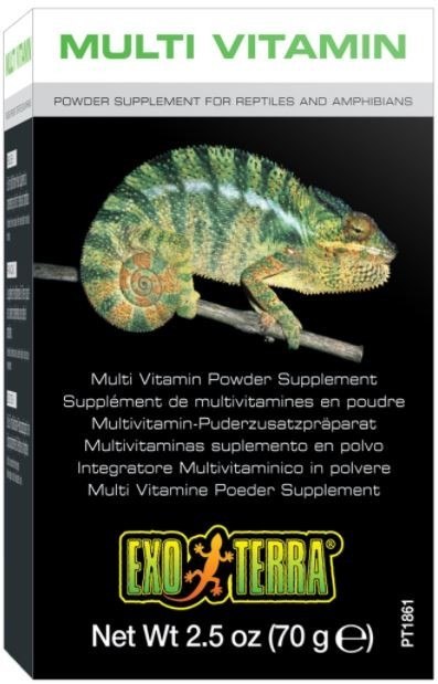 Exo Terra Multi Vitamin 70g - witaminy dla gadów i płazów Exo terra Exo Terra Multi Vitamin 70g - witaminy dla gadów i płazów Exo terra