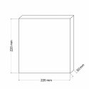 Happet - gąbka do filtra drobnoziarnista 25x25x5cm Happet - gąbka do filtra drobnoziarnista 25x25x5cm