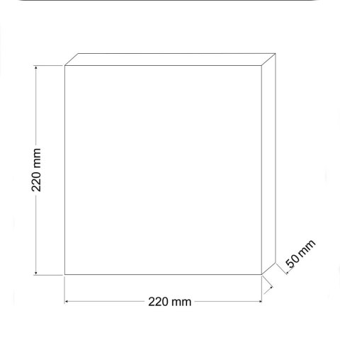 Happet - gąbka do filtra średnioziarnista 22x22x5cm Happet Happet - gąbka do filtra średnioziarnista 22x22x5cm Happet