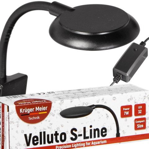 Kruger Meier Velluto S-Line Black - lampa LED do akwarium 10l - 40l Kruger Meier Kruger Meier Velluto S-Line Black - lampa LED do akwarium 10l - 40l Kruger Meier