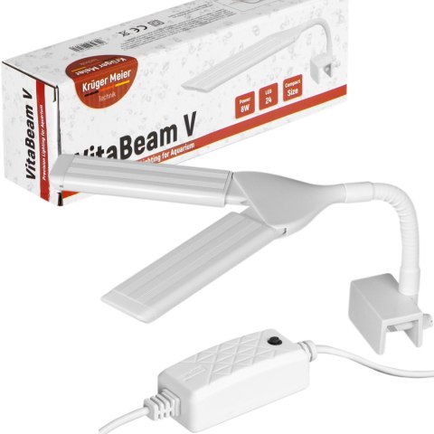 Kruger Meier VitaBeam V - lampa LED 8W do akwarium 10l - 40l Kruger Meier Kruger Meier VitaBeam V - lampa LED 8W do akwarium 10l - 40l Kruger Meier