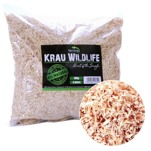 Terrario Krau Wildlife 5l - włókno drewniane Aspen / Lignocel Terrario Terrario Krau Wildlife 5l - włókno drewniane Aspen / Lignocel Terrario
