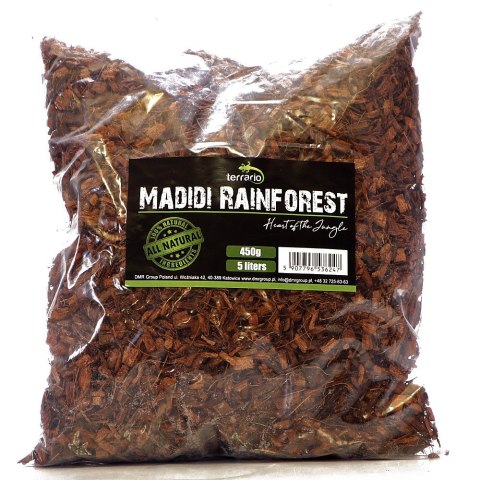 Terrario Madidi Rainforest 5l 500g - drobne zrębki kokosa Terrario Terrario Madidi Rainforest 5l 500g - drobne zrębki kokosa Terrario
