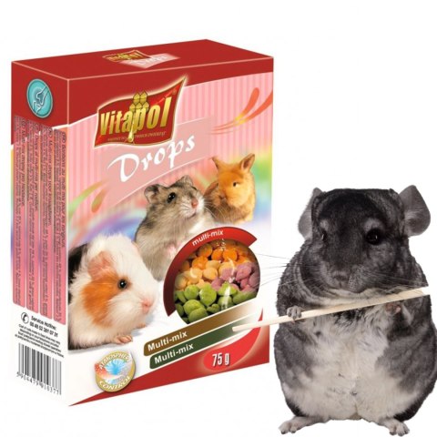 Vitapol - dropsy dla gryzoni mix 75g Vitapol Vitapol - dropsy dla gryzoni mix 75g Vitapol