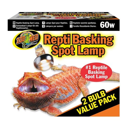 Zoomed Repti Basking Spot Lamp 60W - żarówka grzewcza punktowa 2 sztuki Zoomed Zoomed Repti Basking Spot Lamp 60W - żarówka grzewcza punktowa 2 sztuki Zoomed